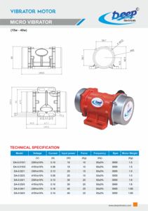 <b>Rugged</b> TEFC Foot Mount Asynchronous Three Phase AC Electric Vibrator Motor 0.03 To 5.8 kW Frame 110mm 110V-690V Power Unit - Product Image 6
