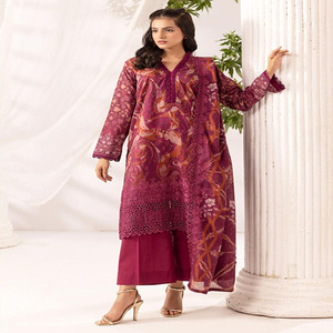 New Arrivals Summer collection 2026 women top quality shalwar kameez 3 pcs Unstitch Summer Cotton / Lawn <b>Suits</b> - Product Image 1