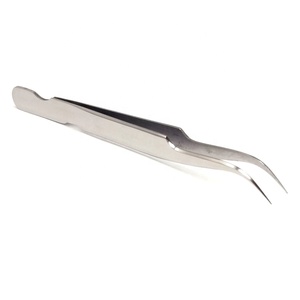 Outil d'isolation de Volume en acier inoxydable de pinces à cils incurvées de haute qualité pour les extensions de cils à usage professionnel - Product Image 5