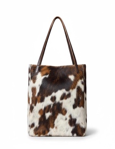 Sac fourre-tout en cuir à poils pour femme, prix de gros, mode, usage quotidien décontracté, automne, design unique, OEM, sacs fourre-tout souples en cuir à poils - Product Image 6