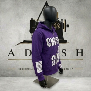 <b>Men's</b> <b>Purple</b> Hoodie Pullover Regular Fit Letter Print Streetwear <b>Sweatshirt</b> - Product Image 4