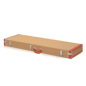 Custodia rigida quadrata di alta qualità per chitarra elettrica, violino, basso, batteria, pianoforte, tastiera, colore giallo, con schiuma interna. - Product Image 2