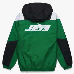 Veste coupe-vent ample style américain unisexe à capuche avec quart de zip brodé, pull sport décontracté streetwear – Grande Vente - Product Image 4