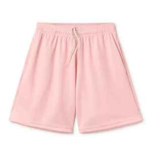 Shorts Bermuda Homme Bleu Marine Uni à Cordon de Serrage Taille Haute Vintage Séchage Rapide Écologique Respirant Décontracté Sportif 100% Coton - Product Image 4