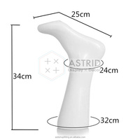Pieds en plastique PE Mannequin Chaussures Sandale Chaussettes Pied Modèle Stand pour affichage de magasin