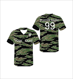 Camiseta de Béisbol Personalizada con Cuello en V, Manga Corta, Impresión Sublimada, Poliéster que Absorbe la Humedad, Unisex para Adultos, para Todas las Temporadas, con Nombre del Equipo y Logotipo - Product Image 5