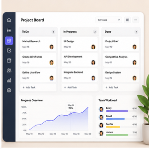 Software de Gestión de Tareas Escalable, Colaboración Basada en la Nube, Aplicaciones Móviles Multiplataforma, Seguimiento en Tiempo Real - Product Image 5