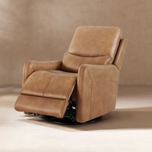 Poltrona reclinabile elettrica Dublin 30 in similpelle marrone sella - Product Image 3