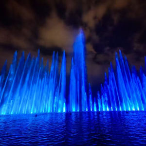 Fontaine musicale sur mesure en acier inoxydable de haute qualité Horticlub, style moderne, écran LED extérieur, finition polie pour jardin - Product Image 2