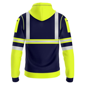 Diseña tu Seguridad, Diseña tu Estilo: Destaca en el Trabajo con Nuestra Sudadera con Capucha de Alta Visibilidad - Product Image 4