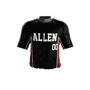 Uniforme de baseball en polyester de haute qualité pour hommes et femmes, nouveau design avec impression par sublimation, vêtements d'entraînement, uniforme de baseball - Product Image 2