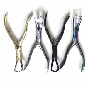 Pinza de Acero Inoxidable de 5.5 Pulgadas con Dos Ganchos para Extensiones de Cabello Malayo No Remy, Estilo Lacio Rizado, Ligera - Product Image 5