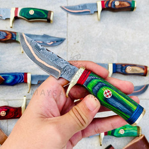 Lote de Cuchillos de Caza Damasco Surtidos con Funda, Entrega Inmediata, Stock Disponible, Solo Venta al Por Mayor, Opción de Selección - Product Image 3