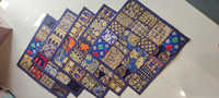 Sari indien ethnique vintage à motifs, patchwork brodé, fait main, écologique, fermeture éclair, 16x16 pouces, pour la maison, l'hôtel, le mariage