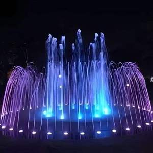 Fuente Musical con Sistema de Control DMX 512, Luces Multicolores, Diseño Flotante, Construcción de Acero Inoxidable para Espectáculos al Aire Libre - Product Image 1