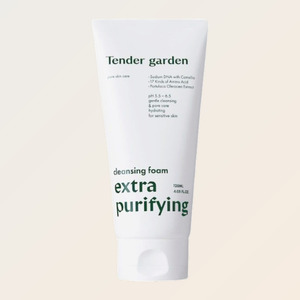 Espuma limpiadora extra purificante Tendeogadeun de K-Beauty coreana para mujeres, 120 ml, hecho en Corea, limpiador facial - Product Image 2
