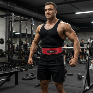 Ceinture de musculation en cuir Rexfit Sport Heavy Duty pour la musculation, le bodybuilding et le powerlifting - Product Image 2