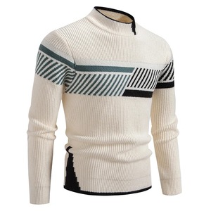 Pull en maille épaisse à manches longues pour homme, idéal pour l'hiver, chaud, confortable et design pour les activités extérieures par temps froid - Product Image 3
