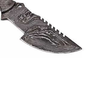 Cuchillos de Acero de Damasco Hechos a Mano de Lujo y Alta Calidad, Cuchillo de Bolsillo OEM para Caza al Aire Libre en Venta - Product Image 4