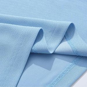 Chemise pour homme, style anglais, de qualité supérieure, en polyester/coton tricoté, manches courtes, séchage rapide, décontractée, sportive, golf - Product Image 5