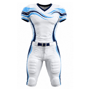 Maillot de football américain personnalisé robuste et respirant avec numéros et nom d'équipe en sergé pour tournois et clubs - Product Image 1