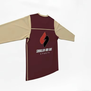 T-shirt pour homme de haute qualité à manches longues, respirant et léger, vêtements de sport - Product Image 2