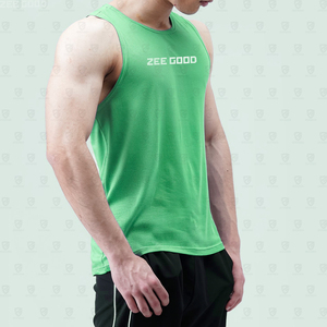 Débardeur de course pour homme à séchage rapide et respirant, gilet de sport sans manches, t-shirt d'entraînement personnalisé, vêtements de sport OEM - Product Image 2
