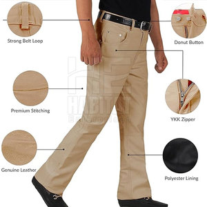 กางเกงหนังผู้ชายพรีเมียม เนื้อผ้านุ่ม ทนทาน ดีไซน์ทันสมัย สวมใส่สบาย เหมาะสำหรับผู้ชายทุกวัย - Product Image 4