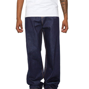 Pantalones Vaqueros Anchos de Mezclilla 100% Algodón para Hombre, Fabricados por un Fabricante Profesional, Corte Holgado, Estilo Urbano - Product Image 1