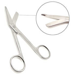 Tijeras para Vendajes Lister de Acero Inoxidable de Alta Calidad para Diestros con Hojas Anguladas, Instrumento Médico Quirúrgico - Product Image 3