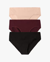 Ensemble de culottes pour femmes en Spandex de haute qualité, uni, sans couture, basique, tricoté, antibactérien, taille mi-haute, imprimé délavé