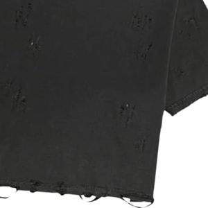 Camiseta Desgastada con Diseño Personalizado OEM ODM, Precio de Fábrica, Estilo Vintage Lavado, Ropa Cómoda, Transpirable y a la Moda - Product Image 3