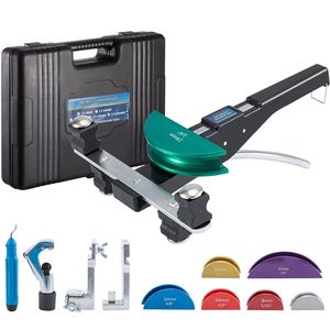 Set di 7 Matrici Colorate per Piegatubi in Rame da 1/4-7/8 Pollici, Piegatura a 90 Gradi in Entrambe le Direzioni, 6-22 mm per Tubi in Rame e Alluminio - Product Image 1
