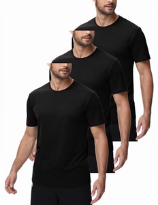 Camiseta de Manga Corta para Hombre, Personalizada con Serigrafía, Transpirable, de Punto, Corte Regular, Cuello Redondo, Ecológica, 150g - Product Image 4
