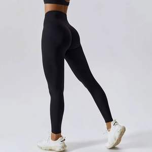 Wholesale Rate Women's Seamless Leggings Gym Yoga Pants Mid Waist Stretchy Athletic Exercise Fitness Legging Casual Summer <b>Tight</b> - Product Image 2