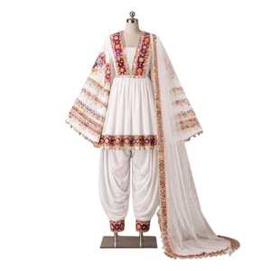 Robe maxi ethnique bohème brodée à la main pour femmes, coton de qualité supérieure, taille personnalisée, vente en gros, robes décontractées afghanes - Product Image 5