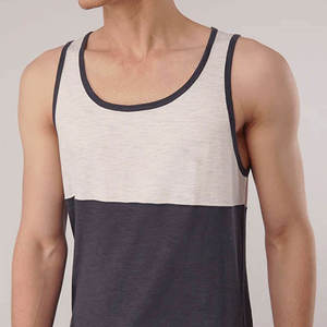 Débardeur de sport décontracté pour homme, 100 % coton tricoté 180 GSM, respirant, séchage rapide, col en V, couleur unie, pour la musculation - Product Image 5