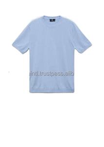 T-shirts style décontracté pour hommes 100% coton solide motif mélange vêtements Stock-180 grammes Jersey tissu T-Shirt - Product Image 2