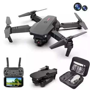 E88 Pro Mini Foldable 4K <b>Camera</b> Drone for Beginners 10km Transmission Range 5km/h Speed 4 Propellers Outdoor Use <b>Remote</b> Control - Product Image 6