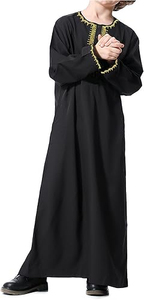 High Quality Elegant Oversized Kid Black Color <b>Thobes</b> Dress Pocket Robes Wear Kids Boys Breathable <b>Thobes</b> with OEM Services - Product Image 4