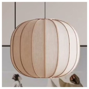 Lámpara Colgante de Tela de Lino Estilo Japandi, Minimalista, Wabi-Sabi, Forma de Lágrima, para Comedor, Dormitorio, Decoración de Restaurante - Product Image 2
