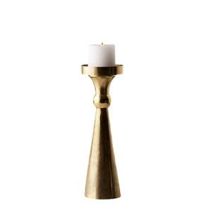 Porte-bougie de luxe pour la décoration de la maison, qualité supérieure, finition noire, support de bougie décoratif en aluminium coulé, fait main, personnalisé - Product Image 2