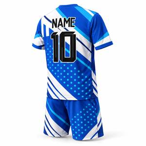 ชุดเสื้อฟุตบอลโพลีเอสเตอร์ 100% แบบซับลิเมชั่น แขนยาว แห้งเร็ว ระบายอากาศได้ดี พิมพ์ชื่อทีม สำหรับผู้ชาย ฤดูร้อน - Product Image 2
