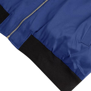 Blouson Bomber en Satin de Qualité Supérieure pour Hommes – Nouvelle Arrivée, Qualité Premium, Vente en Gros, Coupe-Vent d'Hiver Grande Taille, Veste Bleue pour Hommes - Product Image 6