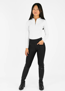 Pantalones de equitación personalizados para niños, tela suave y elástica, ajuste cómodo para entrenamiento y espectáculos, pantalones de equitación transpirables para niños - Product Image 4