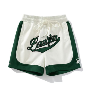 Pantalones Cortos de Baloncesto de Malla al Por Mayor, Pantalones Cortos de Baloncesto de Malla de Alta Calidad Hasta la Rodilla, Pantalones Cortos de Baloncesto Retro con Logotipo Personalizado, Pantalones Cortos de Baloncesto Bordados para Hombre - Product Image 3