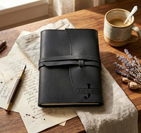 Carnet en cuir personnalisé, carnet rechargeable gravé, cadeau d'entreprise personnalisé, cadeau de remerciement pour les employés, cadeau d'affaires