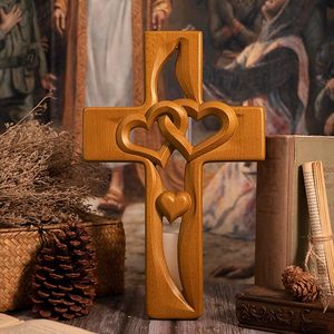 Cruz de Madera Premium a Bajo Precio, Cruz Religiosa para Colgar en la Pared, para el Hogar, la Iglesia, la Oración y la Decoración Espiritual, por M/S SHAAD HANDICRAFTS - Product Image 3