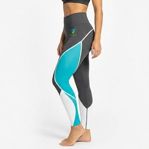 2026 Latest Custom Full-Length Women Leggings High Waist Breathable Knitted Logo Printing Light Leggings Ladies OEM ODM Service - Product Image 6