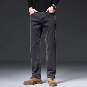 Pantalones Largos de Hombre, Corte Recto, Pierna Ancha, Holgados, Transpirables, de Secado Rápido, 100% Algodón, Casuales, para Negocios, Multicolores, para Verano e Invierno - Product Image 1